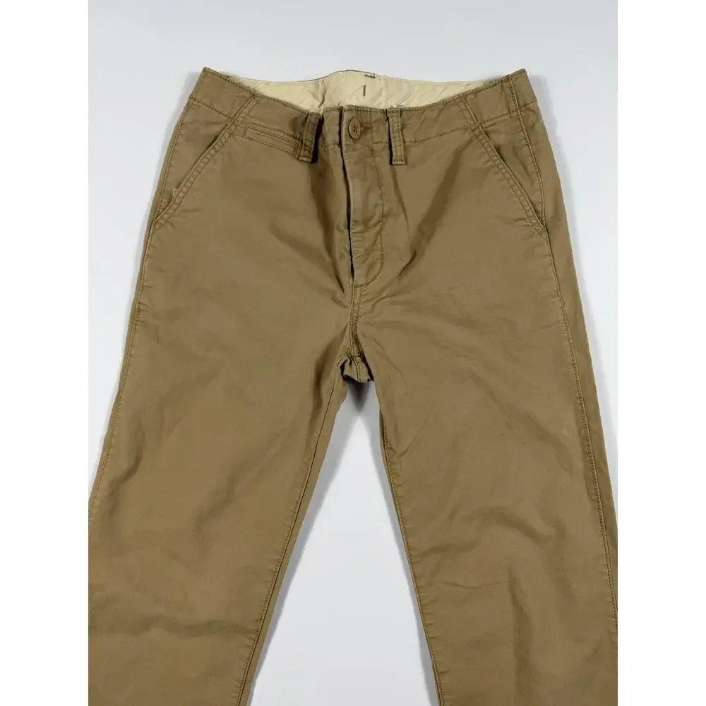 Gap Kids Straight Leg Khaki Chino Pants Tan Stretch Boys Size 18